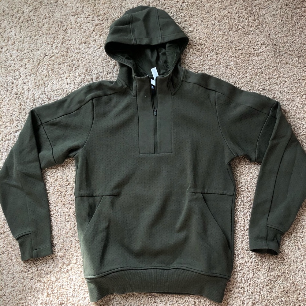 Adidas Army Green 3/4 Sweatshirt